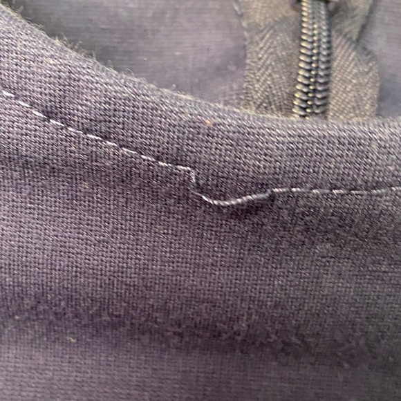 Polo Ralph Lauren Navy Blue Cold Shoulder short sleeve flare bottom dress size 7 - Picture 13 of 13